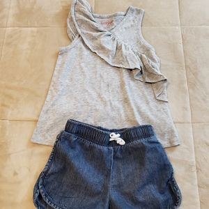 GUC Cat & Jack shirt and shorts